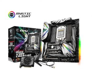 MSI Gaming AMD Ryzen ThreadRipper DDR4 VR Ready HDMI USB 3 SLI CFX Extended-ATX Motherboard