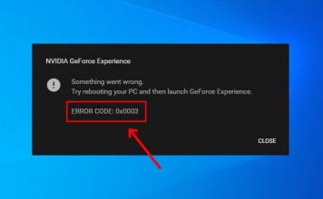 Quickly Fix GeForce Experience "Error code 0x0003" [UPDATED]